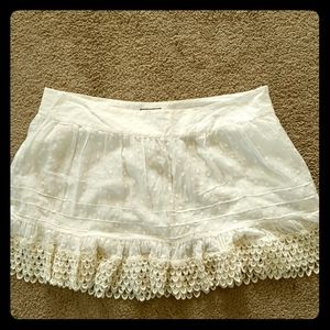 Juicy Couture Mini Skirt off-white